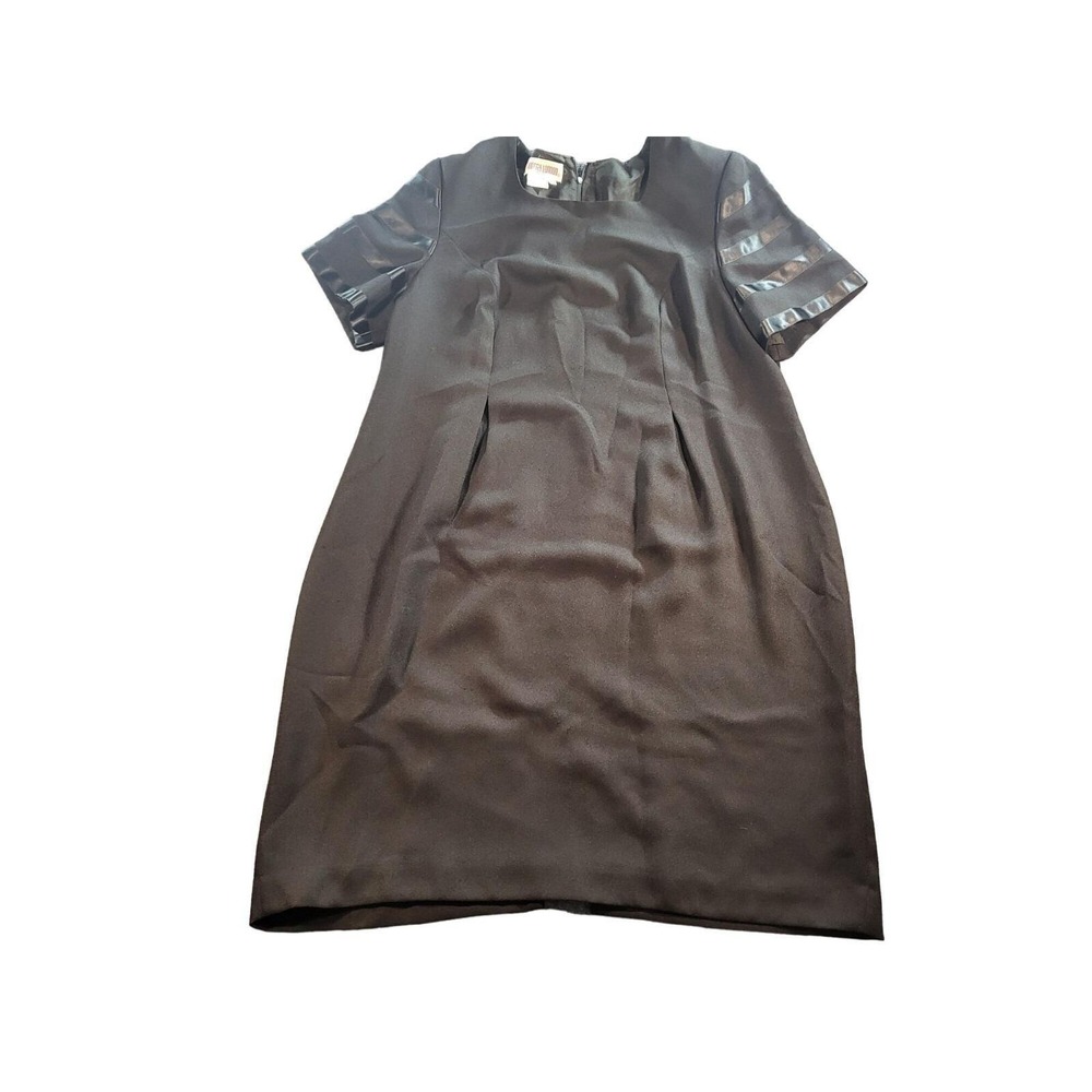 Vintage Maggy London Sheath Dress Womens Sz‎ 20 Shoulder Pads Designer Summer